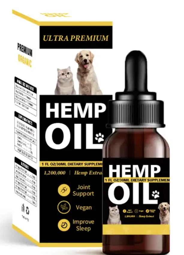 Природно и безбедно уље конопље за кућне љубимце